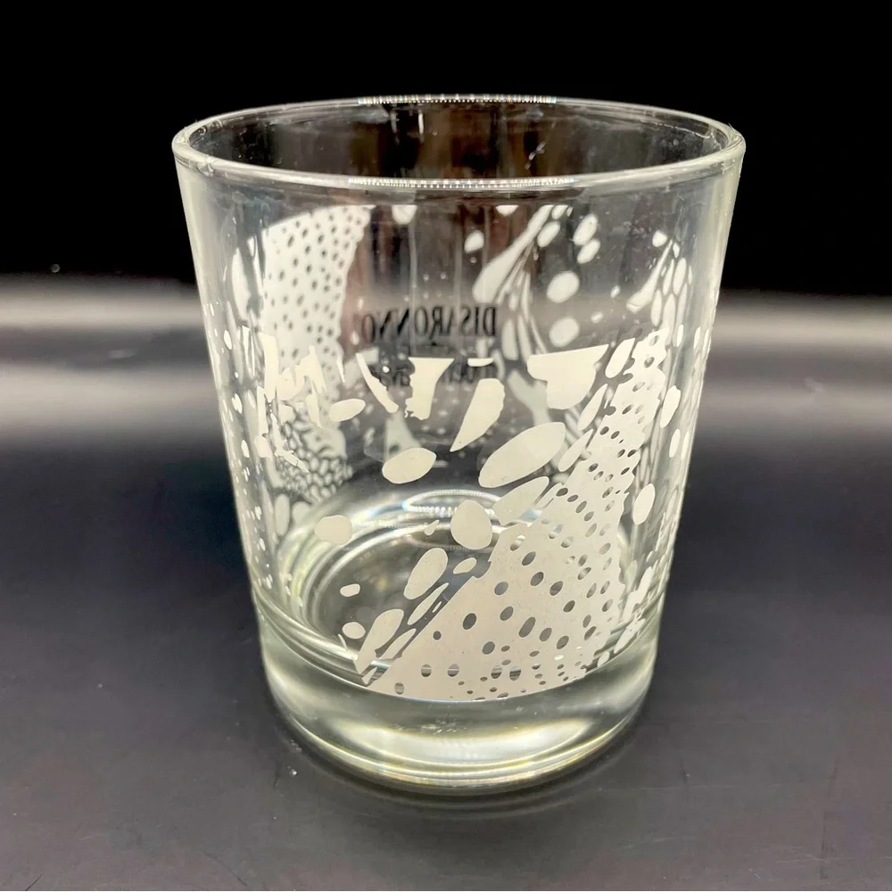 Disaronno Wears Roberto Cavalli Rocks Glass (x3) plus 1 Wears Missoni Glass